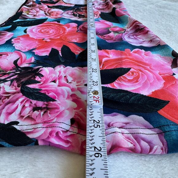 Lululemon Cool Racerback Tank Top 2 Secret Garden Floral Roses Pink Size 2? Pink - Picture 4 of 7